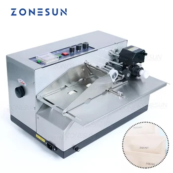 ZONESUN MI-380 Continuă Rola de Cerneală de Codificare Mașină de Card de Imprimantă Data de Imprimare Mașină Cerneală Solidă Cod Printer