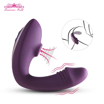 Suge Vibratorul pentru Femei Clitoris Fraier 10 Viteze punctul G Feminin Vibratoare Vibrator Clitoridian Vid Stimularea Jucarii Sexuale pentru Adulti 18