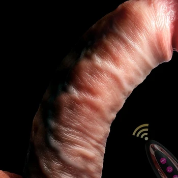 Dildo realist penis ventuza dildo-uri încălzire vibratoare pentru femei sex-shop mari telescopic penis artificial sex anal jucării pentru adulți