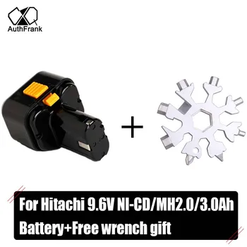 pentru Hitachi 9.6 V instrument de putere baterie Ni-cd FEB9S B3 EB9 EB912S EB914 EB924 321654 EEB9H FDS9DVA EB 926H EB930H Gratuit cheie cadou