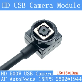 500W AF, AutoFocus Webcam Full HD 1080P de Înaltă Viteză UVC OTG 2592*1944 15FPS USB Modulul Camerei foto de 5MP Mini de Supraveghere CCTV