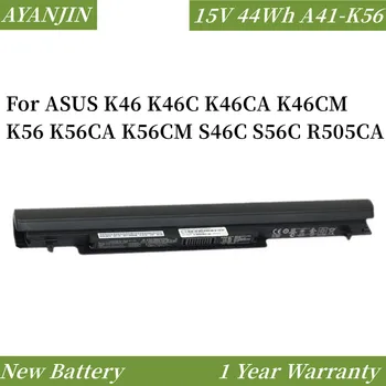 Noi 15V 2950mAh 44WH A41-K56 Baterie Laptop pentru ASUS K46 K46C K46CA K46CM K56 K56CA K56CM S46C S56C R505CA A32-K56 A42-K56