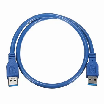 USB 3.0 Cablu de Date Cablu USB de Înaltă Viteză, Un Mascul La Mascul Cablu 0.6 M-AM/AM Cablu de Extensie