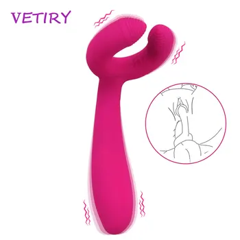 G-Spot Vibrator pentru Clitoris Stimulator Vibrator Vibrator Vibrator Anal Plug Biberon Masaj Intarziere Ejaculare Jucarii Sexuale pentru Cupluri