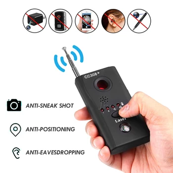 CC308 Anti-spy Camera Ascunsa Gadget-uri Detector Gizli Kamera Casus Camaras Espias Escondidas Semnal WIFI de Urmărire GPS Finder