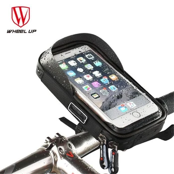 ROATA de Bicicletă Bicicletă Telefon Sac Impermeabil TPU Touch Screen Telefon Mobil Titularul de Biciclete Saci de Ghidon de MTB Cadru Pungă Sac