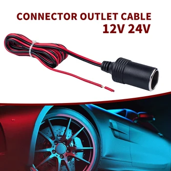 1buc 12V 24V Bricheta cu 30cm de Cablu Wire Cablu de Alimentare Priza 15A Masculin Adaptor Priza Auto Conector Incarcator Priza