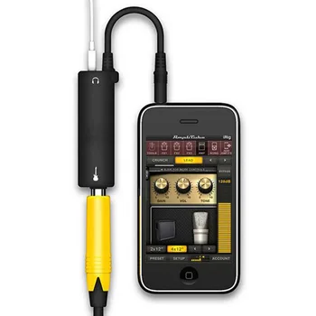 Guitar Rig Interfata Audio prin Cablu AMP Amplificator Efecte Pedala Adaptor Tuner Sistem de Convertor pentru IPhone IPad IPod