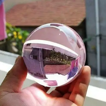 40mm K9 Cristal din Asia Rare Magie Naturala de Cuart Roz, Cristal de Vindecare Mingea Sfera de Înaltă Calitate de Cristal Roz Minge Cadou