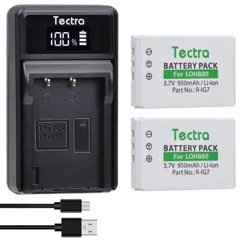 R-IG7 Baterie Litiu-ion 950mAh Bateria pentru LOH880 Logitech Harmony One 900 720 850 880 885 890 Pro H880+Incarcator USB