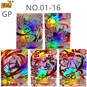 Autentic KAYOU Erou Naruto Uzumaki Naruto, Sasuke, Kakashi Caracter Card NR.01-16 GP Carte Rară Pentru Colecția de Carte