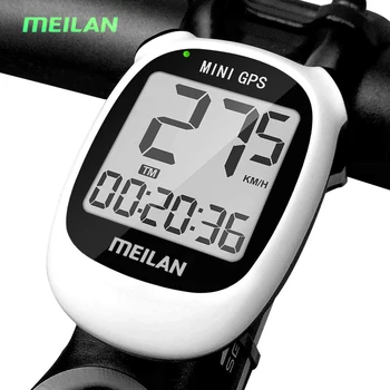 Meilan M3 MINI M2 Oval GPS calculator de Biciclete biciclete Vitezometru GPS Viteza Altitudine DST timp Plimbare fără Fir rosu de tineret