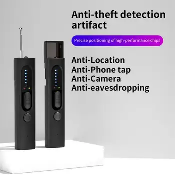 Mini Anti Spy Detector Camera Ascunsa Pix LED-uri Infraroșu de Scanare RF Semnal de Detectare Wireless Bug Micro camera GSM Tracker GPS Finder