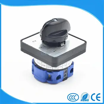 Rotativ Selector Cam Comutator 4 terminale 1-0-2 20A/500V