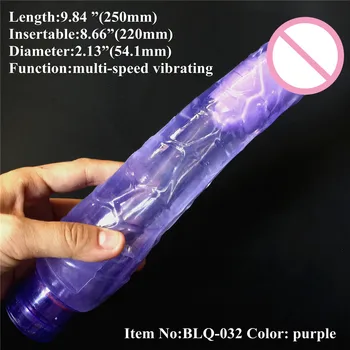 9.8 inch 250mm real pielii senzație de mare, zise vibrator multi viteză vibratoare penis , real gan penisul , penis urias jucarii sexuale pentru femei