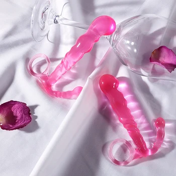 Silicon Jelly Butt Plug Anal Prize Vibrator Sex Unisex Dop de Jucării pentru Adulți pentru Barbati Femei Anal Trainer Pentru Cuplurile de Homosexuali Jucarii Sexuale