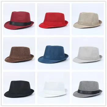 Noua Primavara-Vara Retro Pălării pentru Bărbați Pălării de Top de Jazz Carouri Adult Bowler Capac Clasic Versiune Pălării Pentru Bărbați, Femei Gorro