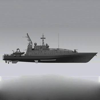 Mare navă de Război Navă de Război Model de Armidale 83 Barca de Patrulare Barca Rc Asamblare DIY Kit Boy Jucării