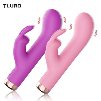 Puternic Rabbit Vibrator pentru Femei Clitorisul Stimulator punct G Mini Vibrator din Silicon Jucarii Sexuale sex Feminin Bunuri pentru Femei Adulți