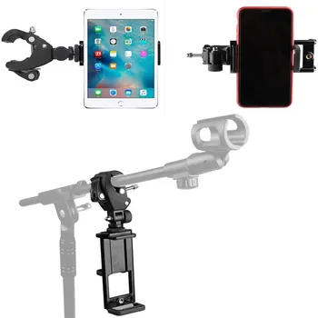 Universal Asigura Muzica Microfon Stativ Suport de Montare pentru iPhone Samsung Telefoane Inteligente și Tablet iPad Uite Muzicale Foaie