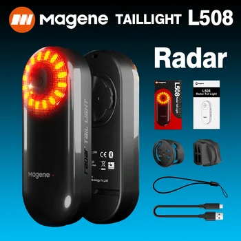 Magene Radar Coada de Lumină L508 Biciclete de Frână Spate Senzor Lampa Șa Seatpost Ebike Impermeabil LED de Încărcare Ciclism Stop
