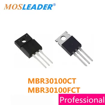 Mosleader 50PCS MBR30100CT TO220 MBR30100FCT TO220F MBR30100 Schottky 30A 100V Înaltă calitate