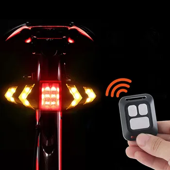 Lampă spate Bicicleta Inteligent de la Distanță fără Fir de Semnalizare Lumini de Biciclete LED Stop cu Ușurință de Instalare Personale, Piese de Bicicletă