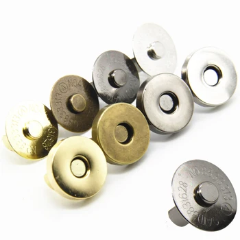 10sets Snap Magnetice de Fixare Portofel Butonul Cleme Butoane Îngroșarea Magnetic Automate de Adsorbție Catarama Cleme de Metal 14/18mm