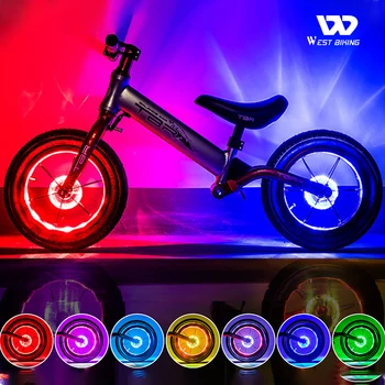 Copii Echilibrul Biciclete Vorbit Lumina MTB Roată de Lumină Copii Cadou Smart LED Lampă Accesorii Roțile Față Și Spate pentru Biciclete Consumabile