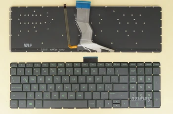 LA Tastatură spaniolă Pentru HP 15-BC000 15-bc301la 15-bc401la 15-bc451la 15-bc452la 9Z.NC8BQ.G1E NSK-CWGBQ AEG37L01310 Verde cu iluminare din spate