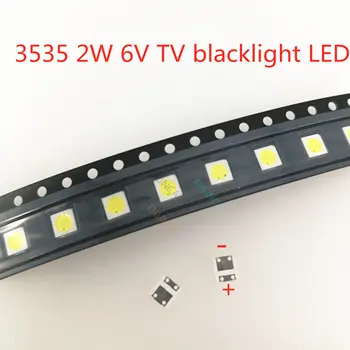 100buc Pentru LG Innotek LED-uri Noi și Originale LED 2W 6V 3535 alb Rece lumina de Fundal LCD pentru TV Aplicarea