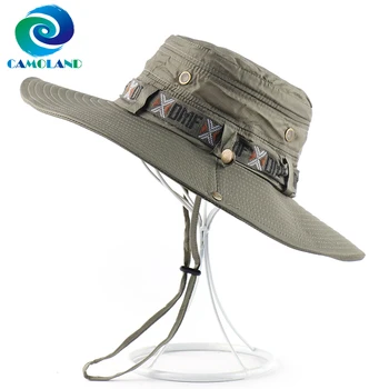 CAMOLAND Impermeabil Bucket Hat Pentru Barbati Femei în aer liber, Pescuit Capac de Vară Protectie UV Palarie de Soare de sex Masculin Panama Capac de sex Feminin Palarii de Plaja