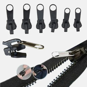 6 Buc/Set Universal Fermoare Fix Fermoar Kit De Reparare Inlocuire Zip Slider Dinți De Salvare Nou Design Fermoare Haine De Cusut Consumabile
