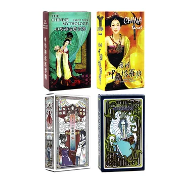Noul Mit Chinezesc Cărți de Tarot Divinație de Cărți de Joc 12*7cm Carduri Chineză/engleză Versiunea Pentru Familie/Prieteni