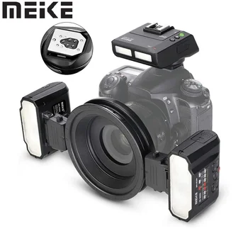 Meike MK-MT24 II TTL CONDUS Twin Lite Macro Flash Speedlite pentru Canon 60D 70D 80D 760D 700D 650D 600D 550D 500D 1200D 1100D 5D II