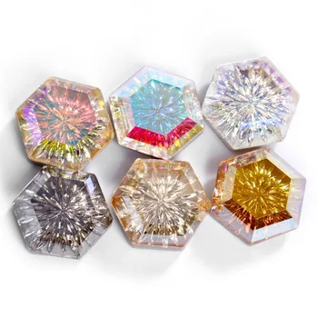 Astrobox Hexagon K9 Diamant în Formă de Arc de Sculptură în Cristal стразы de Sticlă de Unghii de Arta Piatra Coase Pe Stras DIY Îmbrăcăminte & Accesorii