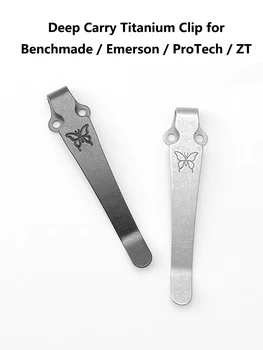 1 buc Titan Cuțitul Înapoi Clip Talie Buzunar Clemă pentru Benchmade Griptillian Evacuare 535 940 560 Mini-Grip Emerson CQC ZT ProTech