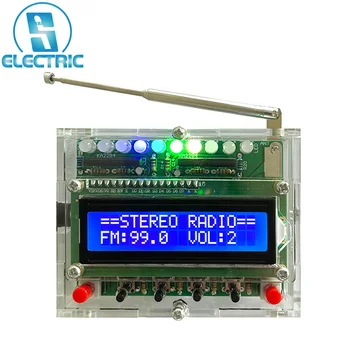 Radio FM Kituri de Lipit Proiecte DIY Electronice Digitale Kit cu Display LCD RDA5807 FM 87-108MHz Practică Kit Wireless Primi