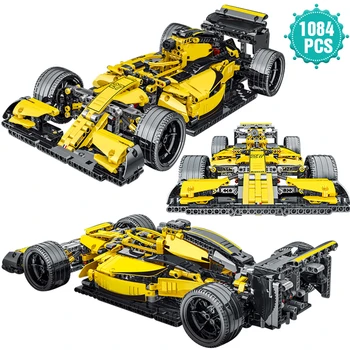 Creative Expert High-tech Formula F1 Super Masina de Curse 023006 1093pcs Versiune Statica Moc Cărămizi Tehnice Model Blocuri