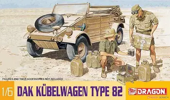 DRAGON 75021 1/6 Scară germane din Africa Legiunea Cubelwagen Tip 82 Balon Anvelope caietul de sarcini Model de Masina