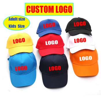 5 Panoul De Adult Copii Dimensiune Bumbac Șapcă De Baseball Personalizate Logo-Ul De Imprimare Capac De Vârf De Călătorie Parasolar Femei Bărbați Sombrero Publicitate Capac