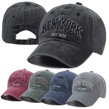 Brand New York Spălat Capac De Bumbac Pentru Barbati Femei Gorras Snapback Sepci Sepci De Baseball Casquette Tata Pălăria În Aer Liber Capac