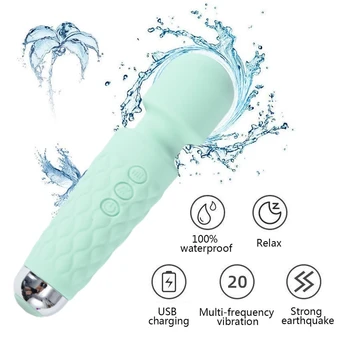 Mini Vibrator Puternic Jucarii Sexuale pentru Femei AV Baghetă Magică Vibratoare Clitoris Stimulator Masturbare Penis artificial Jucarii Erotice pentru Adulti 18