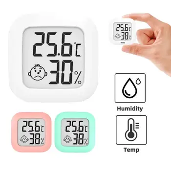 Mini Casa Interior Termometru LCD Digital al Temperaturii de Cameră Higrometru Ecartament Senzor de Umiditate Metru Interior Termometru Temperatura
