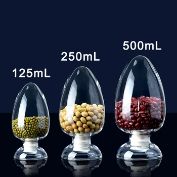 Sticlă de Probă Display Sticla de Pahar de Semințe de Sticla Cu Dop Conic de Laborator Sticla de 12 ml 250 ml 500 ml , 1bucată