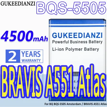 4500mAh Puternic Pentru BQ BQS-5505 Amsterdam / BRAVIS A551 Atlas Bateria Telefonului Inteligent