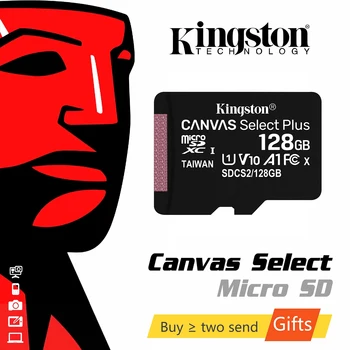 Kingston Panza seleziona Plus Card microSD Class10 carte sd memoria de 64GB 16G 32GB de 128GB, 256GB 512G TF scheda di memoria Flash p