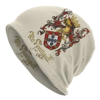 Brațele De Rege Al Portugaliei Capota Homme Cool Pălărie Tricot Pentru Barbati Femei Iarna Cald Livro do Armeiro-Mor Căciuli Capace