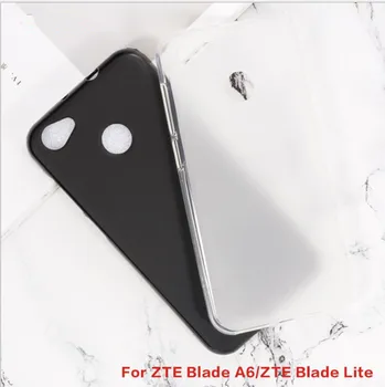 Caz de telefon Pentru ZTE Blade A6 Caz Anti-knock TPU Moale Caz Pentru ZTE Blade A6 Lite Anti Skid Silicon de Protecție Capacul din Spate Capa