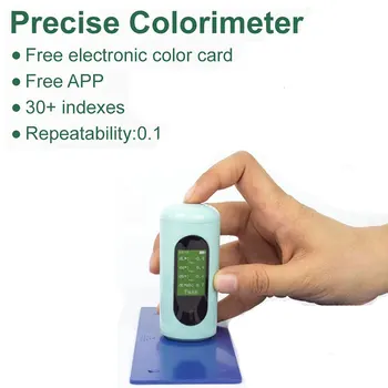 APP mobil Colorimetru Portabil Analizor de Culoare Mai mult de 30 de Indici de Culoare RGB Diferenta metru